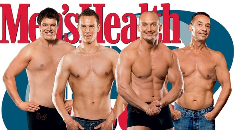 Simon, Iztok, Vili in Vladimir so se lahko po koncu prejšnje akcije imeli s čim pohvaliti! Preobrazba je bila popolna! (foto: Men's Health)