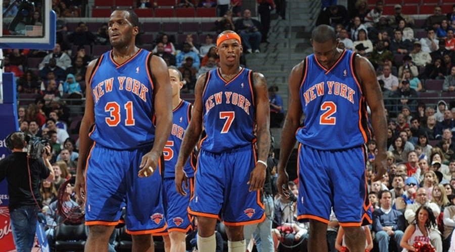 New York Knicks na tekmi proti Detroit Pistons-om. (foto: http://www.nba.com/knicks)