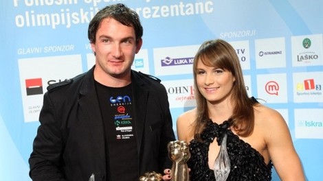 Primož Kozmus in Sara Isakovič športnika leta