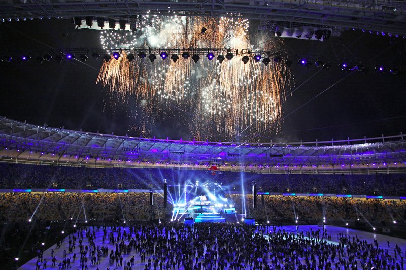 Slovesnost v Kijevu ob zaključku evropskega nogometnega prvenstva 2012. (foto: karnizz/Shutterstock.com)