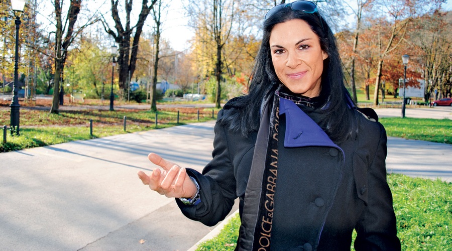Eva Pogačnik:  Misica po Schwarzeneggerjevem okusu (foto: Marija Kač, osebni arhiv)