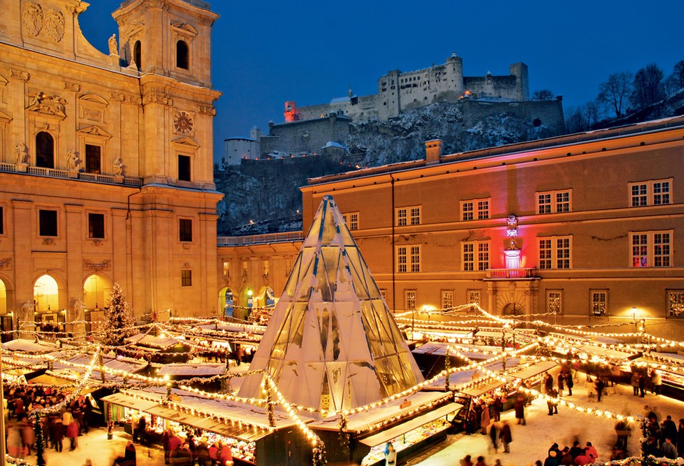 Salzburg - mesto glasbe v prazničnem sijaju