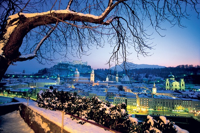 Salzburg - mesto glasbe v prazničnem sijaju