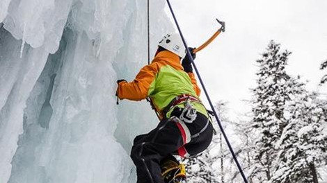Foto utrinki: Ledeno plezanje v družbi Larrya Fitzgeralda
