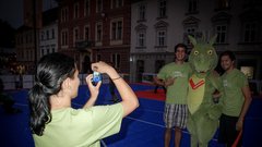 Foto: Kako smo tekmo SLO:ŠPA spremljali v Ljubljani
