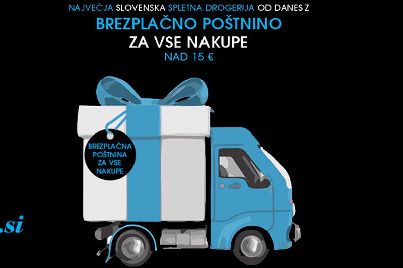 Največja slovenska spletna drogerija zdaj brez poštnine! (foto: Promocijsko gradivo)