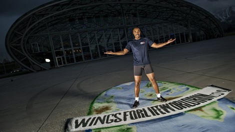 Colin Jackson v podporo akciji Wings For Life World Run