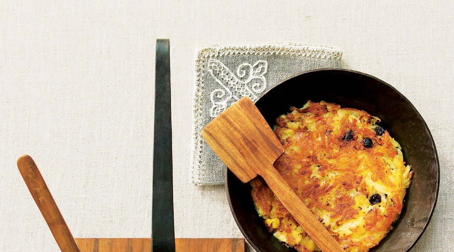 Mesni trakovi s krompirjevim polpetom (foto: stockfood photo)