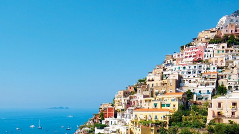 Italijanska obala Amalfi je ena najlepših na svetu