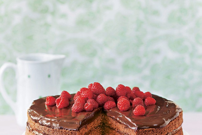 Malinova čokoladna torta