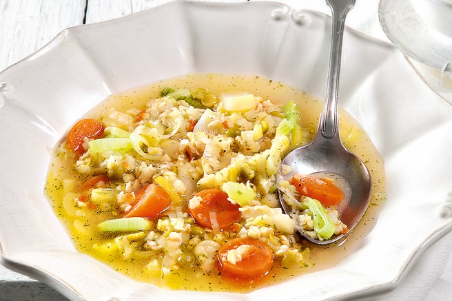 Gosta aromatična juha z domačo zelenjavo