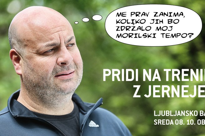 Predani korakom? Pridite na trening z Jernejem!