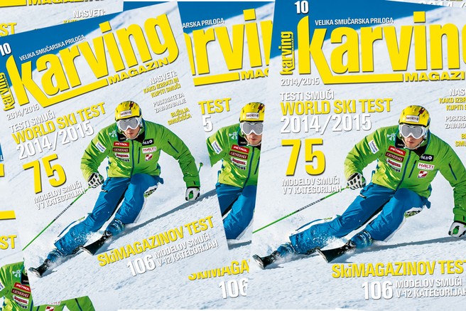 Izšla je velika smučarska priloga Karving magazin