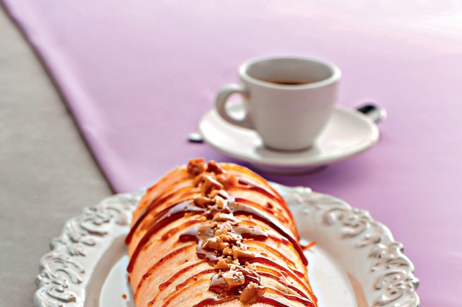 Bananin tunel s karamelo