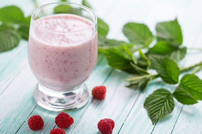 Malinov smoothie za čez dan