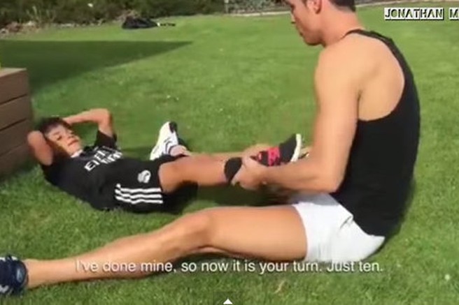 VIDEO: 4-letni sin Cristiana Ronalda že intenzivno trenira