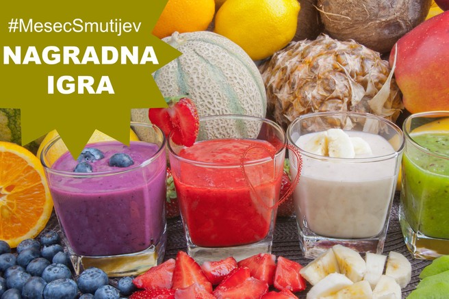 Ljubitelji smutijev, pozor! Preverite, odgovorite in osvojite čudovito nagrado!