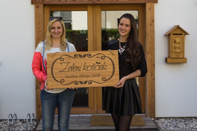 Zeleni kotiček, ki je navdušil Ano Lukner in Miss Slovenije 2014 Julijo Bizjak