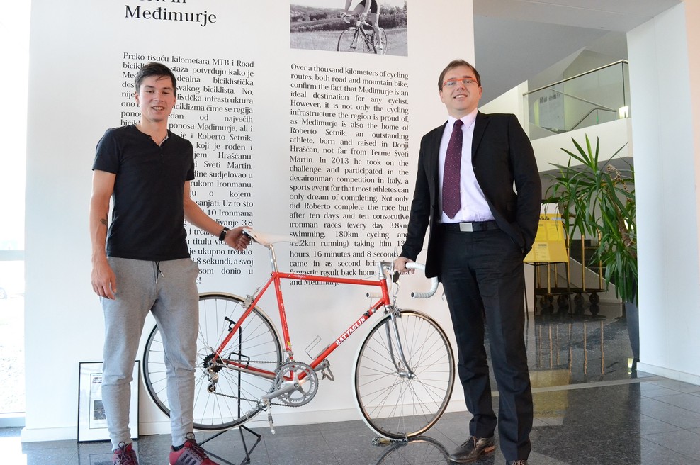 Športni dan kolesarja Primoža Rogliča v Medžimurju (foto: LifeClass Terme Sveti Martin)