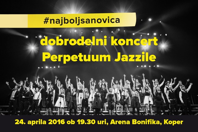 Perpetuum Jazzile v pomoč bolnikom s krvnimi raki