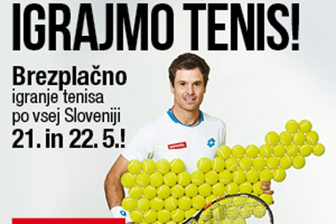»IGRAJMO TENIS!« po vsej Sloveniji