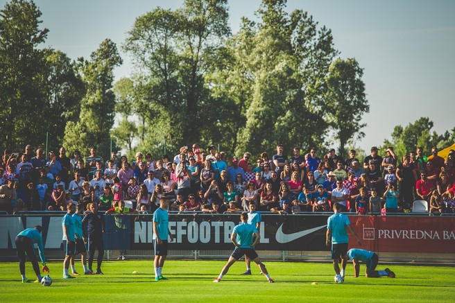 Hrvaška nogometna reprezentanca na pripravah v LifeClass Terme Sveti Martin