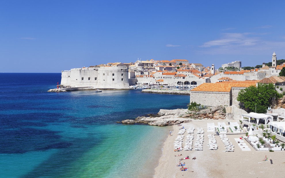 Plaža Banje, Dubrovnik, Dalmacija