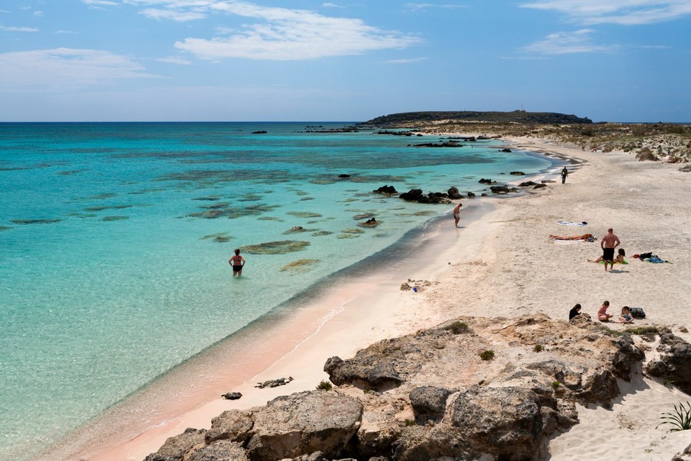 Kreta, plaža Elafonissi