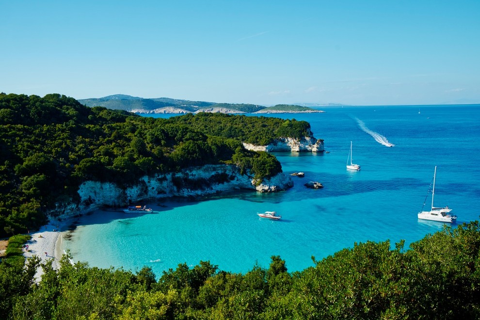 Antipaxos, plaža Voutoumi