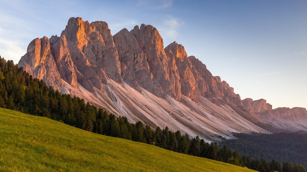 Odle massif, dolina Funes, Gardena Dolomiti