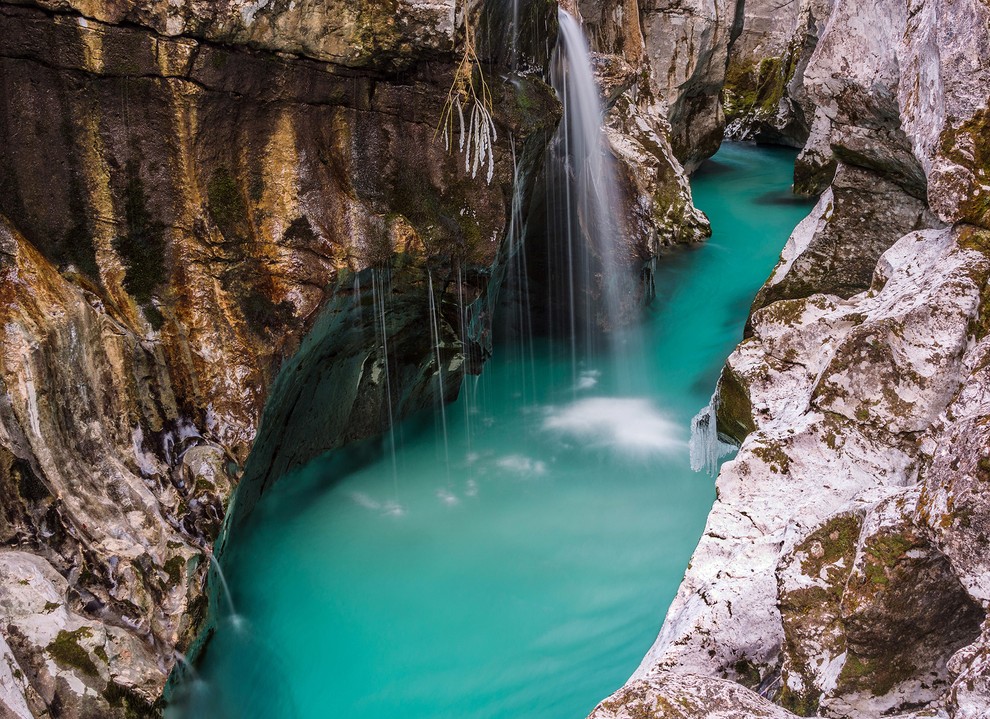 Velika korita, Soča