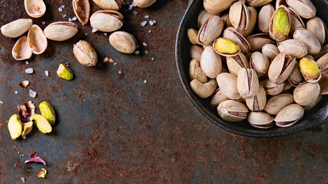Dieta s krepčilnimi oreščki - pistacijami