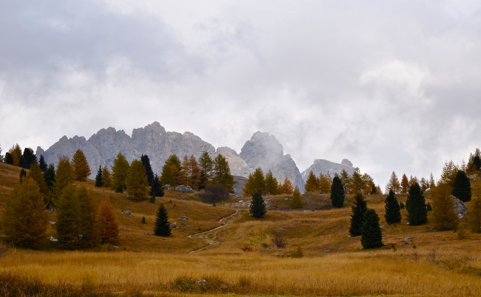 Planota nad Val Gardeno.