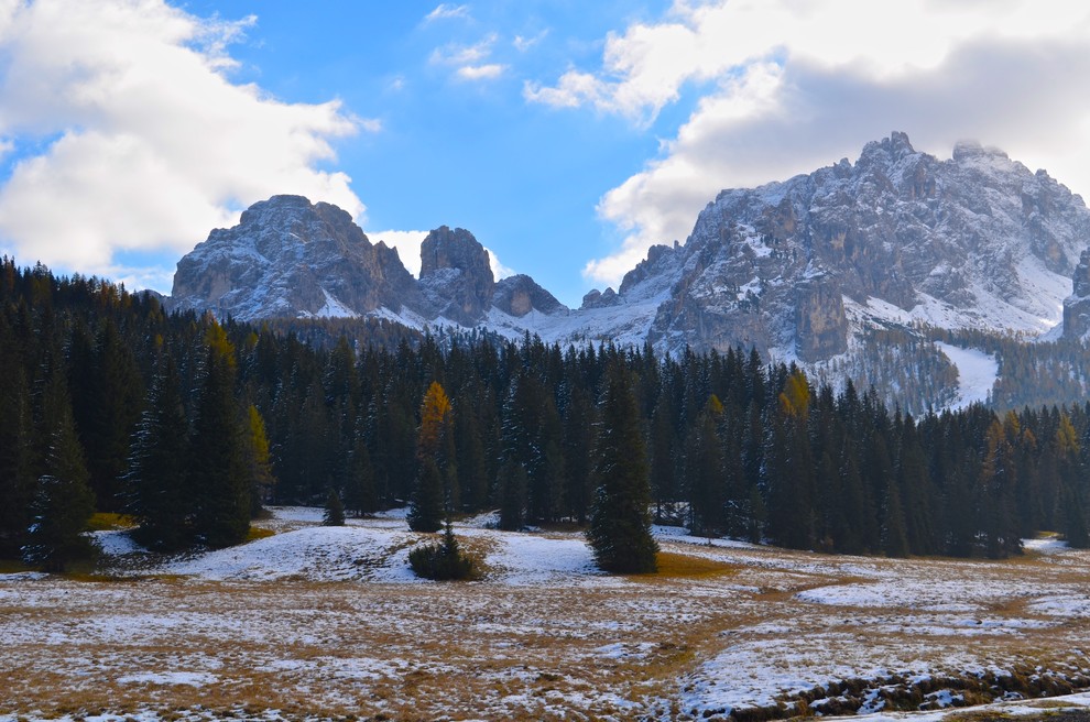 Na poti proti Cortini d'Ampezzo.