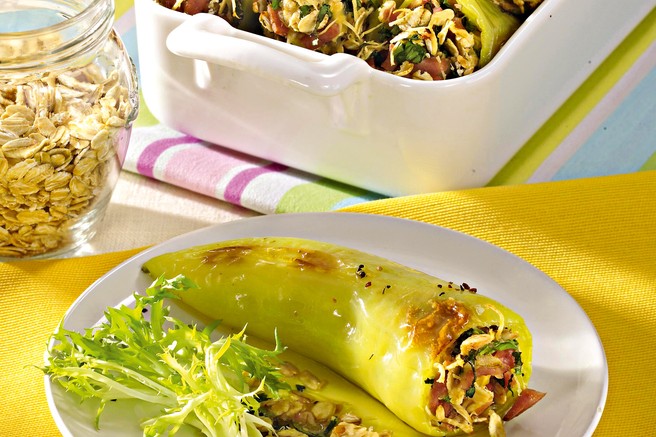 RECEPT: Paprike z ovsenimi kosmiči