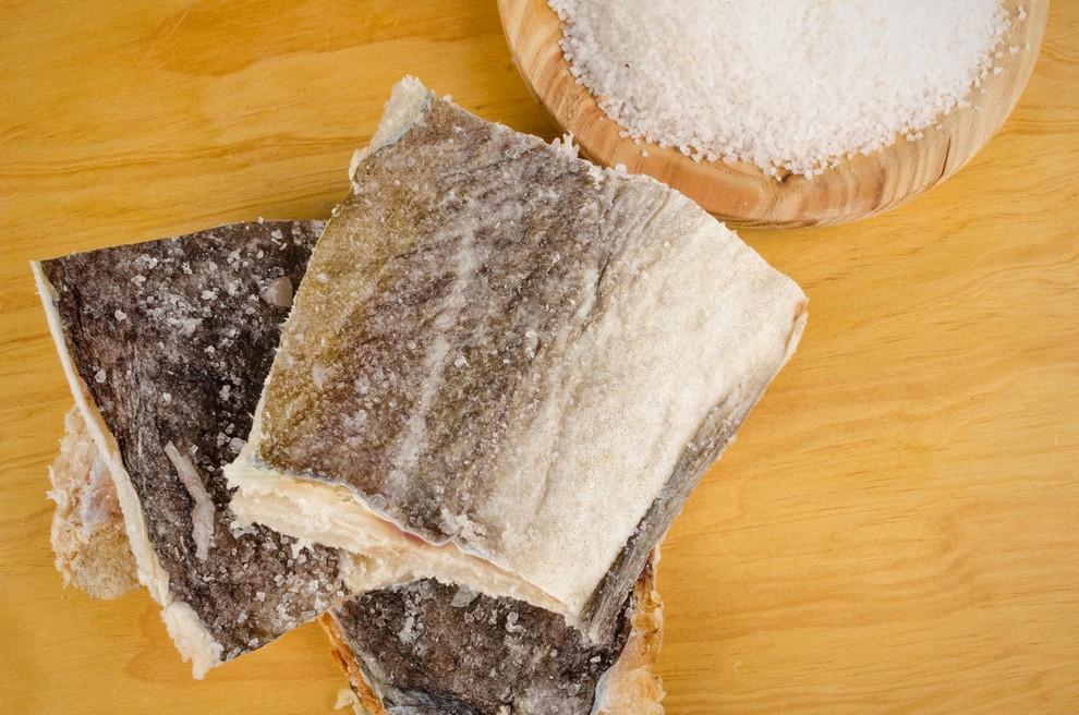 Brazilija, Portugalska: Bacalhau – sušena polenovka