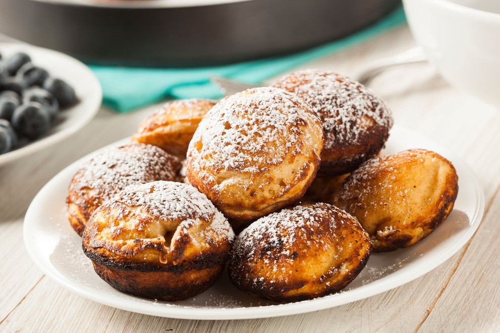 Danska: Æbleskiver - puhasto pecivo