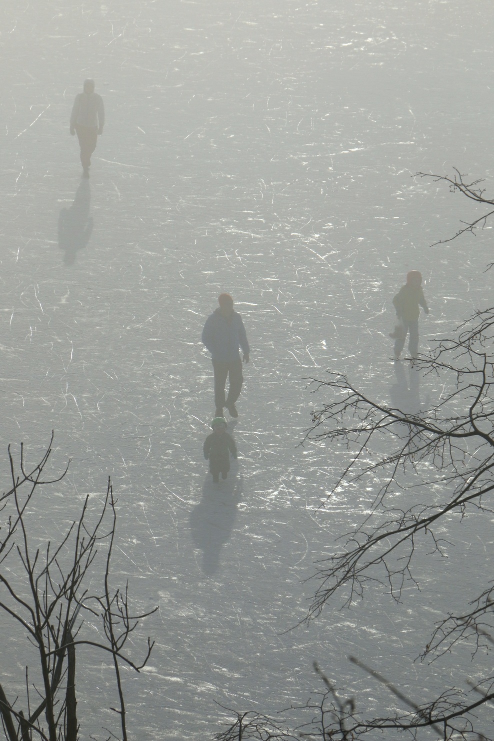 FOTO: Mistično zaledenelo Blejsko jezero. Ste bili tam?