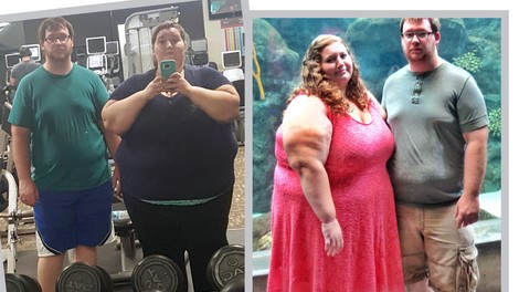 Za navdih: Par, ki je v enem letu izgubil skoraj 140 kilogramov! Poglejte si to preobrazbo!