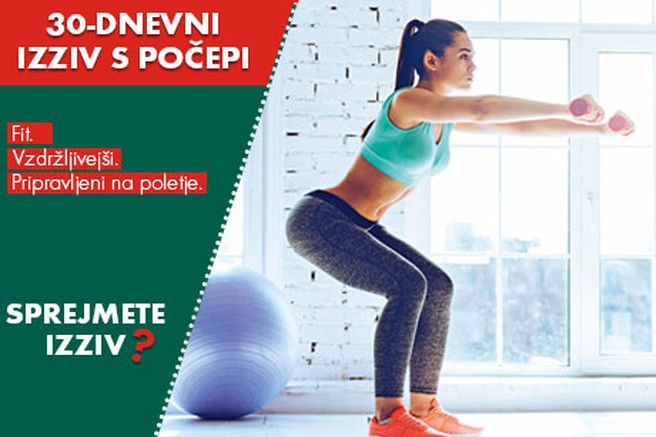 30-dnevni izziv s počepi! Sprejmete?