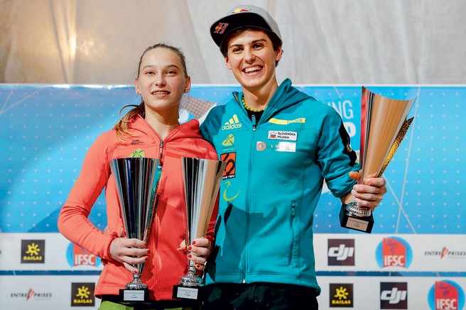 Domen Škofic in Janja Garnbret: "Če si trmast in vztrajaš, se boš povzpel visoko"