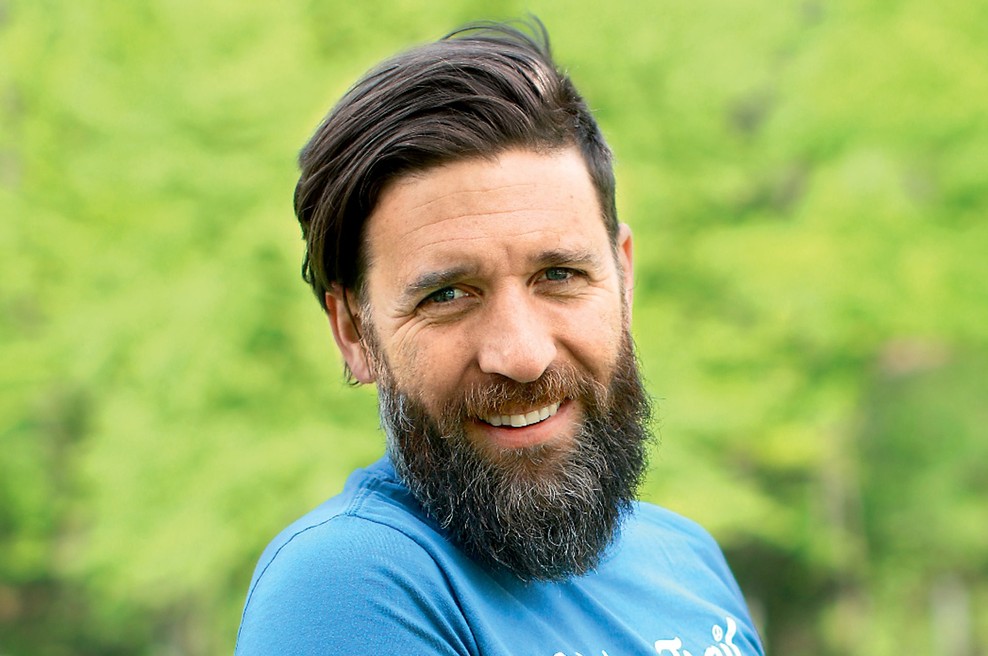 Žiga Gombač : Vsak dan znova naredim kaj vrhunsko otročjega (foto: Goran Antley)