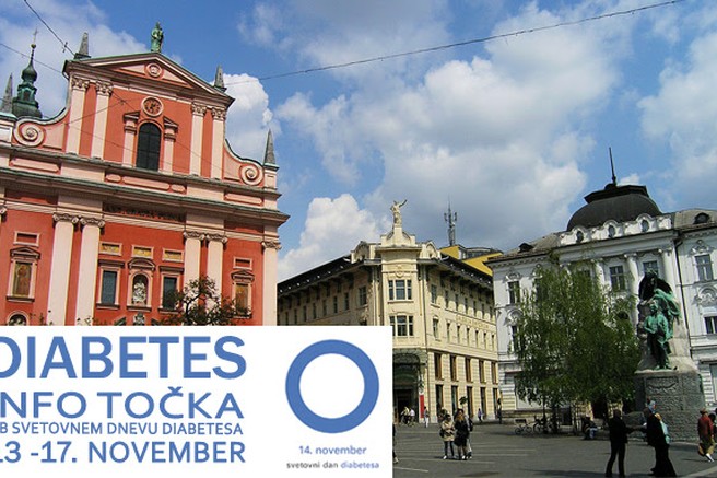 Odkrijmo pasti diabetesa: Ustavite se na info točki na Prešernovem trgu in se testirajte