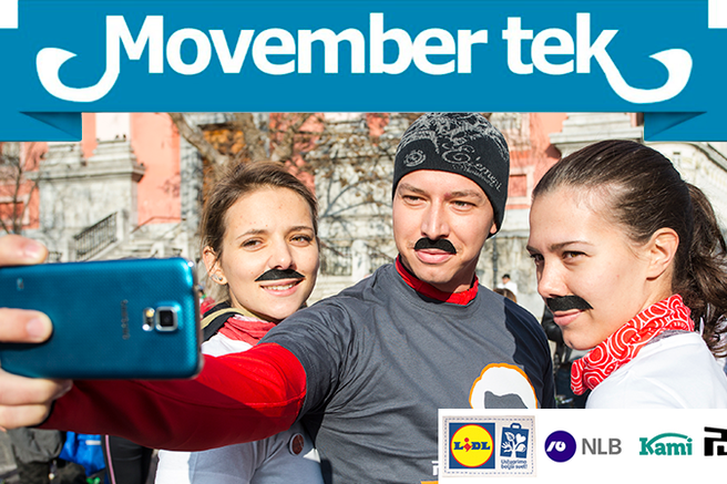Movember tek – najbolj brkati tek v Sloveniji