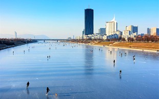 Ideja za zimski izlet: Na drsanje po Dunaju