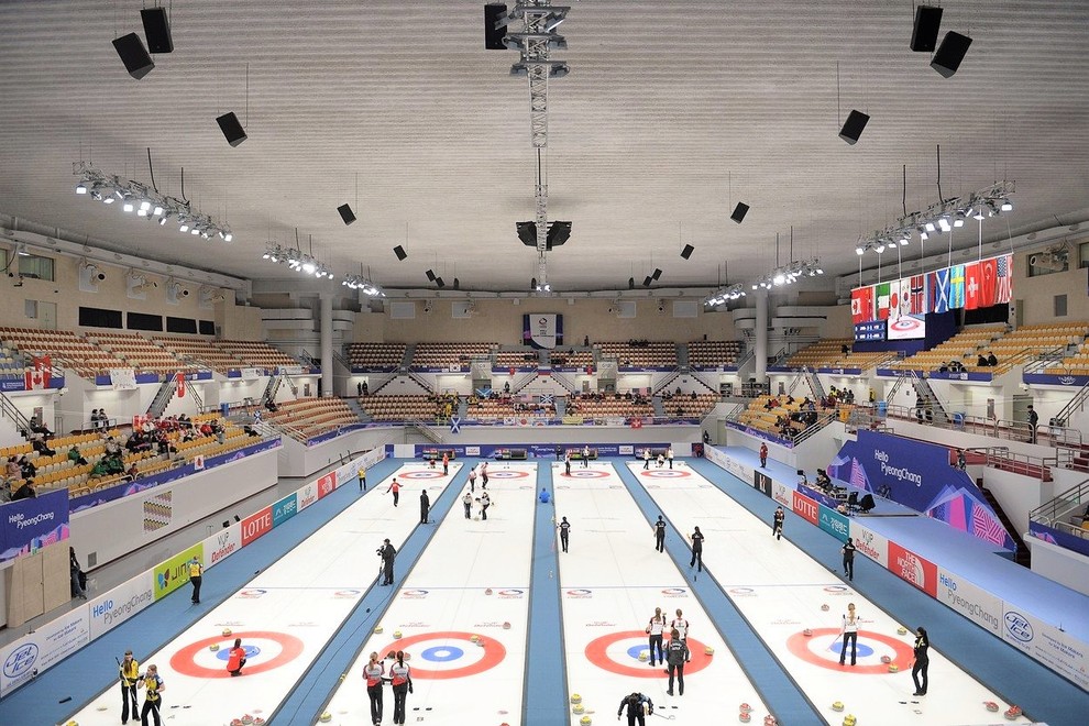 Gangneung notranje drsališče za curling