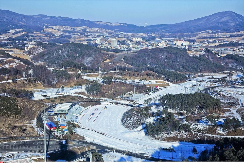 Alpensia biatlonski center – biatlon ter Alpensia nordijski center – smučarski teki in nordijska kombinacija