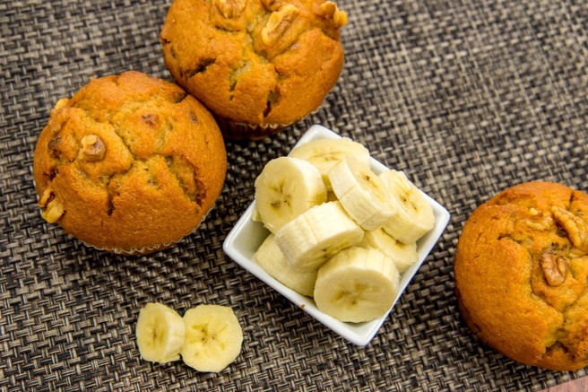 Recept: Kolački z medom in banano