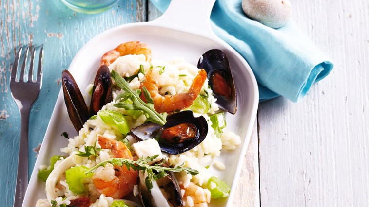 Recept, ki spomni na poletje: Rižota z morskimi sadeži (foto: Profimedia)