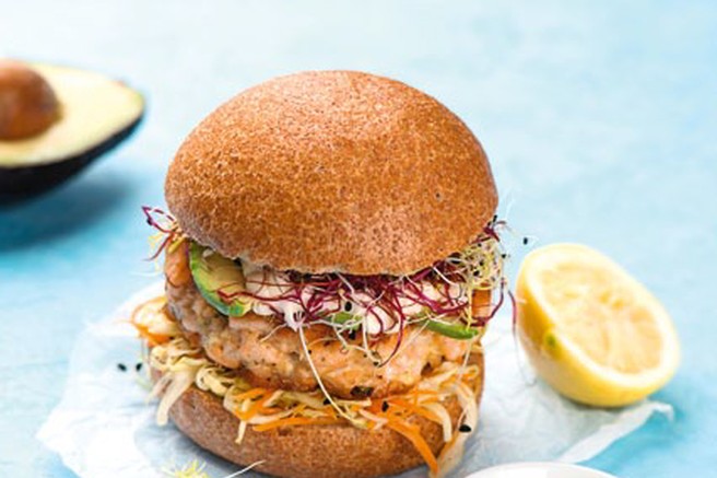 Lososov burger